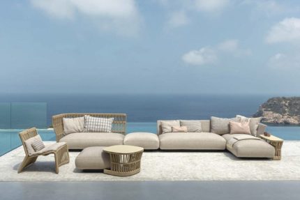 CLIFF DECO luksuzna italijanska sofa za baštu ili enterijer