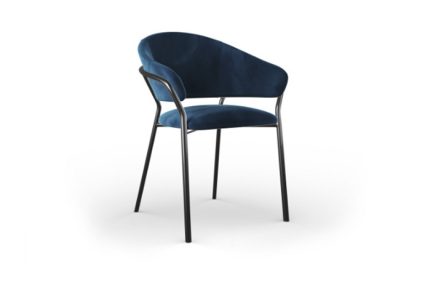 PERLA luksuzna tapacirana stolica oble forme